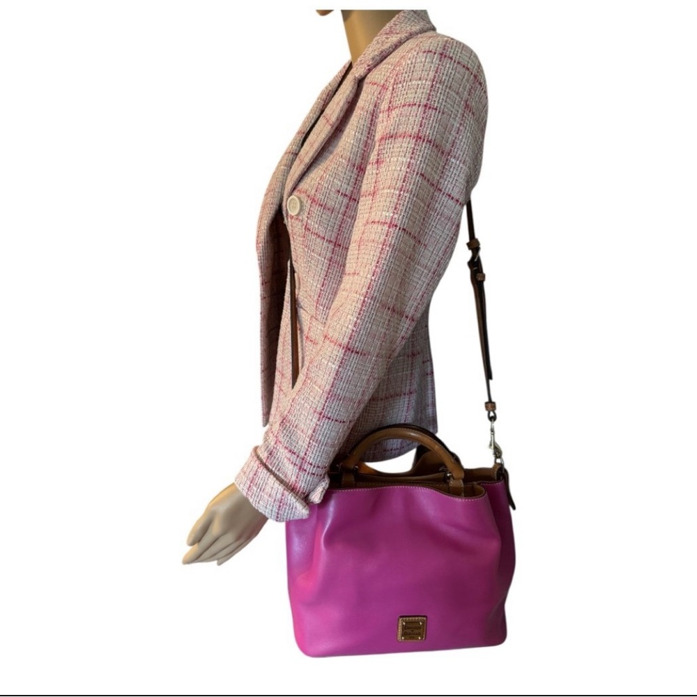 Dooney & Bourke Wexford Brenna in Magenta with strap - Picture 12 of 12
